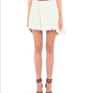 Marquis Almeida denim skirt